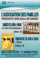 Affiche du Gala de Danse 2011 de l'Association des Familles de Neuilly-Plaisance